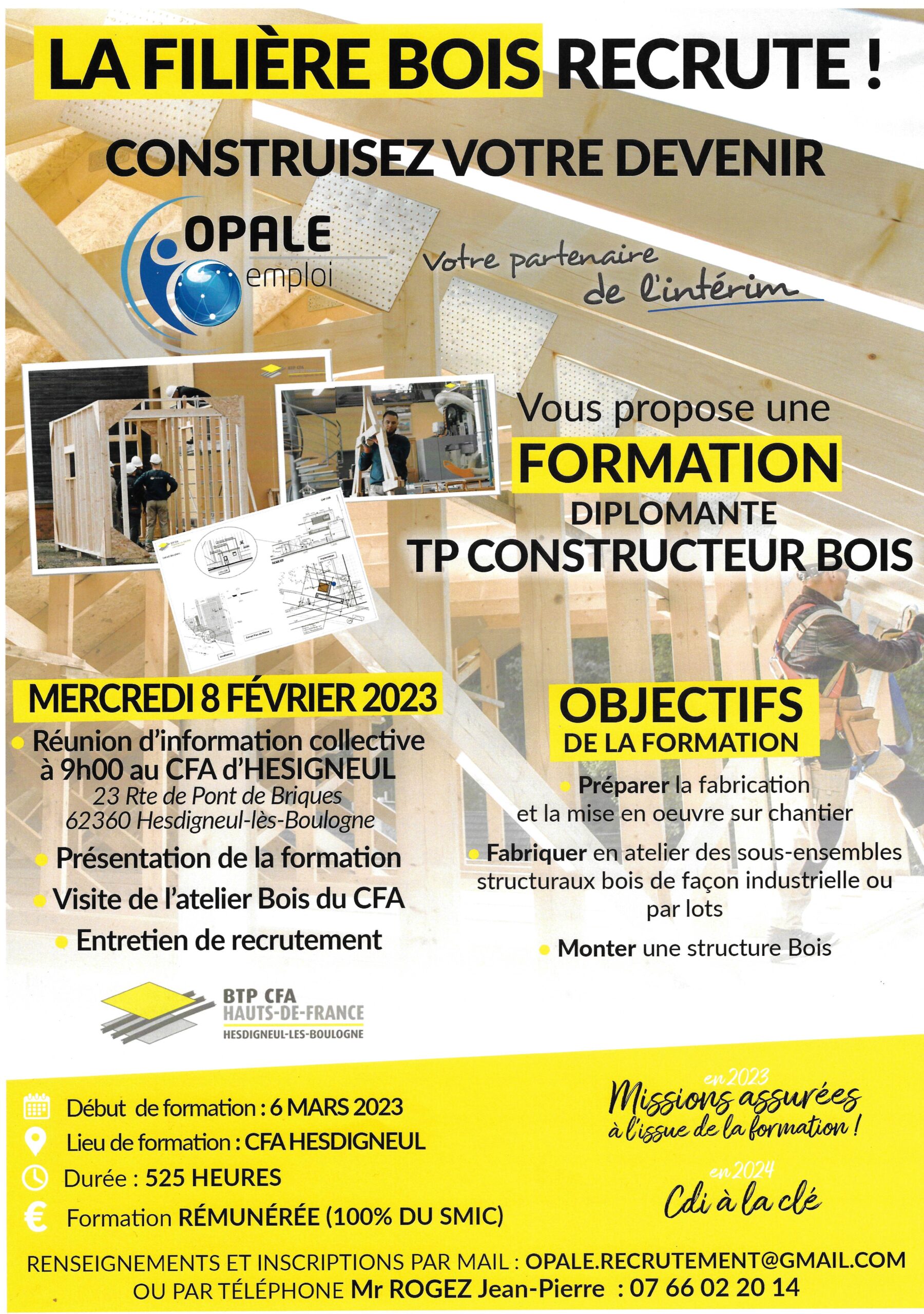 Affiche TP Constructeur Bois